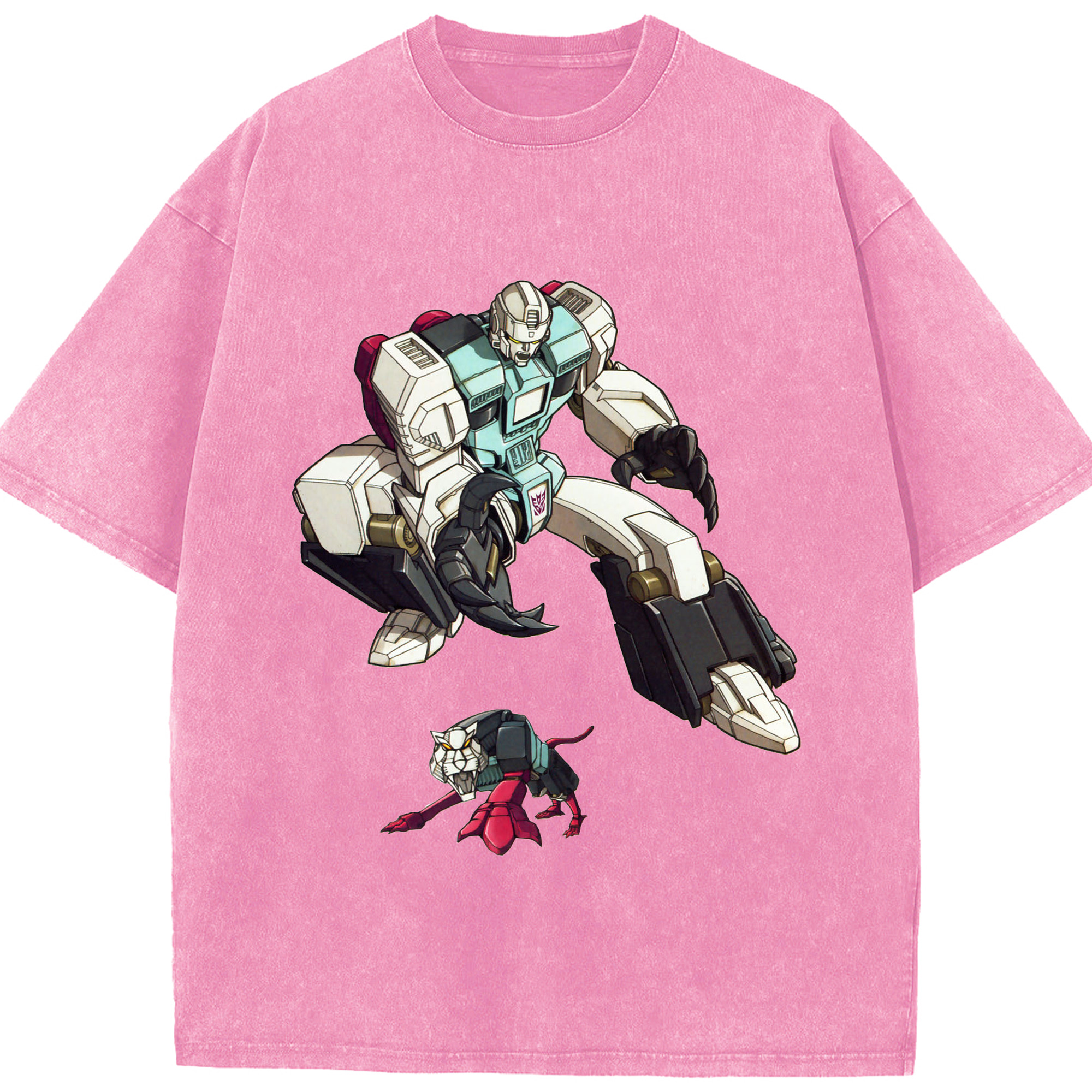 （画像用）  綿100% ヴィンテージ風 半袖Tシャツ（フロントプリント）